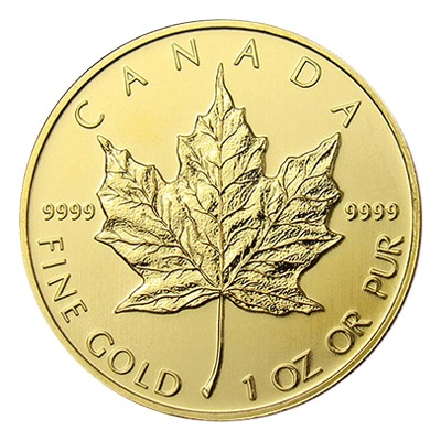 Gold 1 oz Canadian Maple Leaf