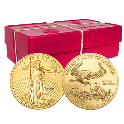 Gold 500 oz American Eagle  Monster Box